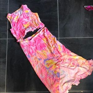 Lily Pulitzer floral set